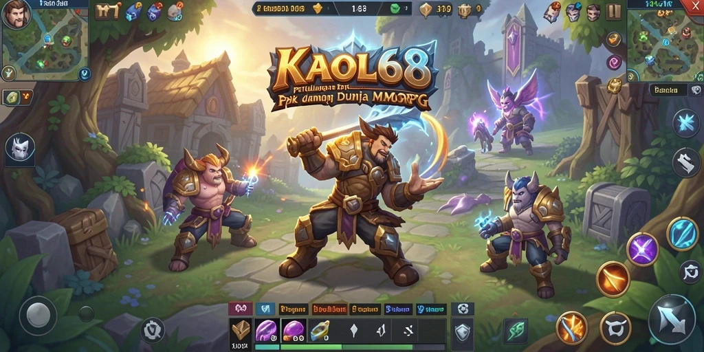 Tampilan gameplay KAOL68 yang menakjubkan dan penuh aksi.