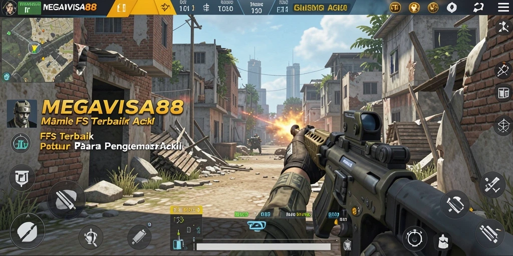 Gameplay intens MEGAVISA88 saat pertarungan antar pemain.