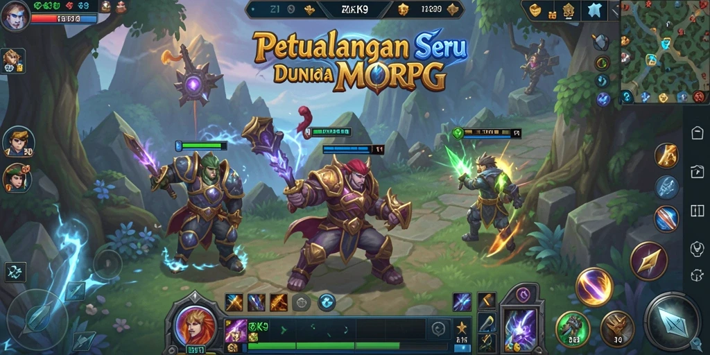 Tangkapan layar menampilkan gameplay seru di ZK9 dengan aksi pertarungan yang dinamis.